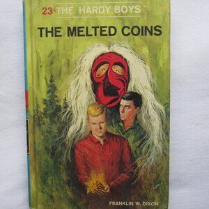 1970 The Hardy Boys 'Blue Back' H/C Book: #23 The Melted Coins